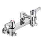 Delta Faucet 28C8073 2-Hole Wall Mount Canter Set Service Sink Faucet Installation Manual