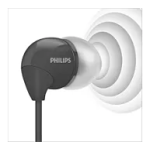 Philips SHE7005A/00 Headphones with mic Product Datasheet