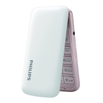 Philips Xenium Мобильный телефон CTE255BU/00 Инструкция по эксплуатации