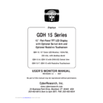 CyberResearch GDH 15, GDH 15-A, GDH 15-T User Manual