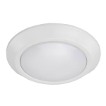 HomeSelects 8118 16 in. 25-Watts White Integrated LED Flush-Mount Disk Light Instructions / Assembly