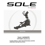 Sole 16608600950 Owner's Manual