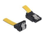 DeLOCK 82479 SATA 3 Gb/s Cable straight to downwards angled 50 cm yellow Data Sheet