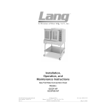 Lang gcof-c-natcn Service manual