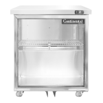 Continental Refrigerator SWF27NGD Spec Sheet