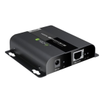 Techly IDATA EXTIP-383POER Extra receiver HDBitT PoE Extender HDMI IR cable Cat.5e / 6 120m Manual