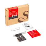 SIIG JU-P20D11-S1 Single USB 3.2 Type-C Gen 2x2 20G PCIe Card Reference guide