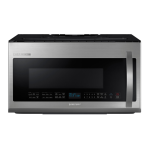 Samsung CHEF Collection 2.1 cu. ft. Over the Range Microwave User manual