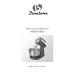 Binatone MRSM-8806 Instruction Manual