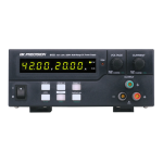 B&amp;K Precision Model 9103 320 W Multi-Range DC Power Supplies 9103 9104 Series User manual