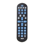 Audiovox RCR4258R remote control Owner's manual