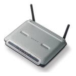 Belkin F5D7231-4 - G wireless router de handleiding