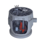 Liberty Pumps P382LE41/A2 Pro380 Series 4/10 HP Submersible Pre-Assembled Simplex Sewage System Specification