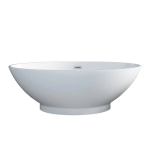 Ariel PS020A-6731 67 in. Acrylic Center Drain Oval Flat Bottom Freestanding Bathtub Specification