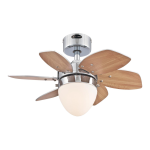 Westinghouse 7864400 Origami 24 in. Indoor Chrome Finish Ceiling Fan Installation Guide