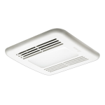 Delta Products GBR80LED BreezGreen Builder Series 80 CFM Bathroom Exhaust Fan in White Installation Manual