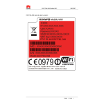 Huawei Technologies QISE5377BS-508 MobileWiFi User Manual