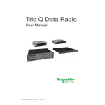 Trio Datacom Pty Ltd (a wholly owned company of Schneider Electric) NI8EB450-XXF01 DATARADIO- BASE STATION User Manual