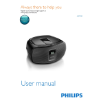Philips CD Soundmachine AZ390/12 Quick start guide