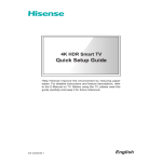Hisense Electric W9HLCDF0055 Part15Subpart B-LED LCD TV User Manual