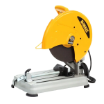 DeWalt D28715 Chop saw Instruction manual