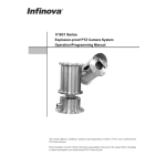 Infinova V3062 Series Installation & Operation Instructions
