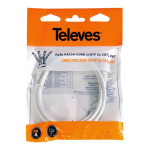 Televes Data patch cord S/FTP Cat 6A LSFH, RJ45 connectors Specification