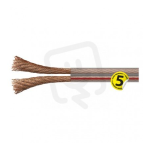Emos S8310 Unshielded OFC twisted pair cable 2×1.00mm transparent Specyfikacja