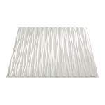 Fasade PG7001 24-in x 24-in Dunes Vertical 5-Pack Matte White Patterned Surface-Mount Ceiling Tiles Installation Manual