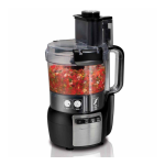 Hamilton Beach 70724 12 Cup Stack &amp; Snap&trade; Food Processor, Black Use and Care Guide