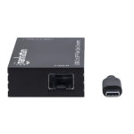 Manhattan 153508 USB-C to SFP Fiber Optic Converter Quick Instruction Guide