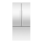 Fisher &amp; Paykel RF522ADX5 487L Freestanding French Door Refrigerator Freezer User Guide