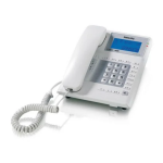 Philips Corded telephone CORD2811W Datasheet