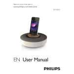 Philips docking speaker DS1150/05 User manual