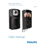 Philips CAM110BL/00 HD camcorder Product Datasheet