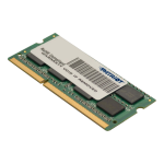 Patriot Memory 4GB DDR3-1333 Datasheet