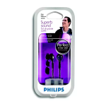 Philips SHE8500/27 In-Ear Headphones Product Datasheet