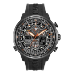 Citizen Eco-Drive Analogico Orologio Da Uomo - Radio Controlled, Cronografo, Pelle Marrone, 43 Mm