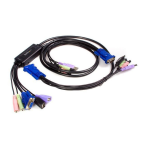 StarTech.com 2 Port USB VGA Cable KVM Switch with Audio Instruction manual