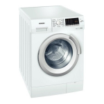 Siemens WM12S425GC iQ500 Automatic washing machine Instruction manual