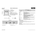 Ignis AKS 149/01 NA Oven Program Chart