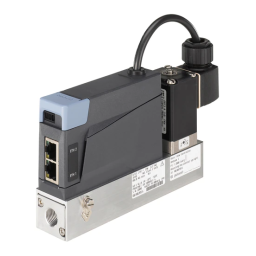 Burkert 8741 Mass Flow Controller Data Sheet | Manualzz