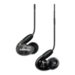 Shure Aonic4 Sound Isolating&trade; Earphones ユーザーガイド
