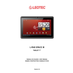 Leotec LE-TAB703 User manual