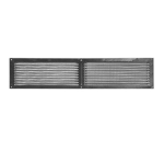 Air Vent EV16624BR 16 in. x 6 in. Aluminum Louvered Soffit Undereave Vent in Brown (24-Pieces/Carton Only) Installation guide