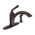 American Standard 4285001F15.224 Portsmouth Single-Handle Standard Kitchen Faucet with Side Sprayer and Cast Brass Spout 1.5 gpm in Oil Rubbed Bronze Installation instructions