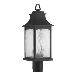 Progress Lighting Merit Collection 1-Light Black Outdoor Post Lantern Guía de instalación