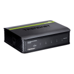 Trendnet TE100-S5 5-Port 10/100 Mbps GREENnet Switch Quick Installation Guide