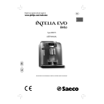 Saeco HD8770/01 Intelia Kaffeevollautomat User Manual