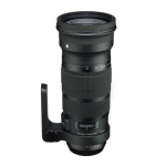 Sigma DG S 120-300 mm f/ 2.8 OS HSM Lens Camera Lense Manual